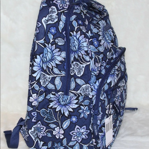 Vera Bradley Bags Vera Bradley Essential Large Backpack Blue Tropics